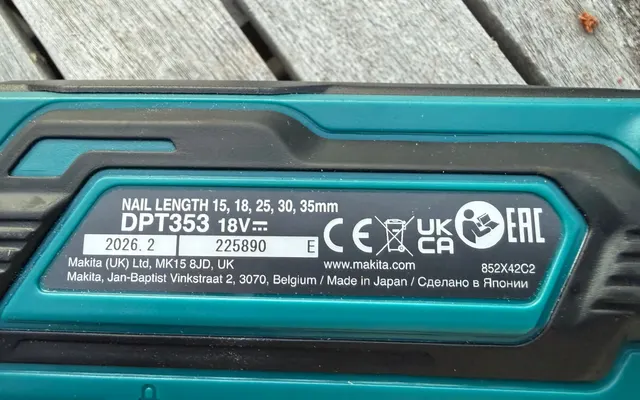 Makita stiftepistol — billede 3 af 3
